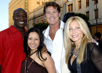 Michael Clarke Duncan , Irene Marquez, David Hasselhoff and Pamela Bach at the Los Angeles fan screening of Paramount Pictures' War of the Worlds