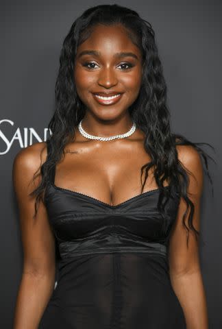 <p>Alberto Rodriguez/WWD via Getty</p> Normani at the Vanity Fair x Saint Laurent x NBCUniversal 'Oppenheimer' Film Toast in Los Angeles in March 2024