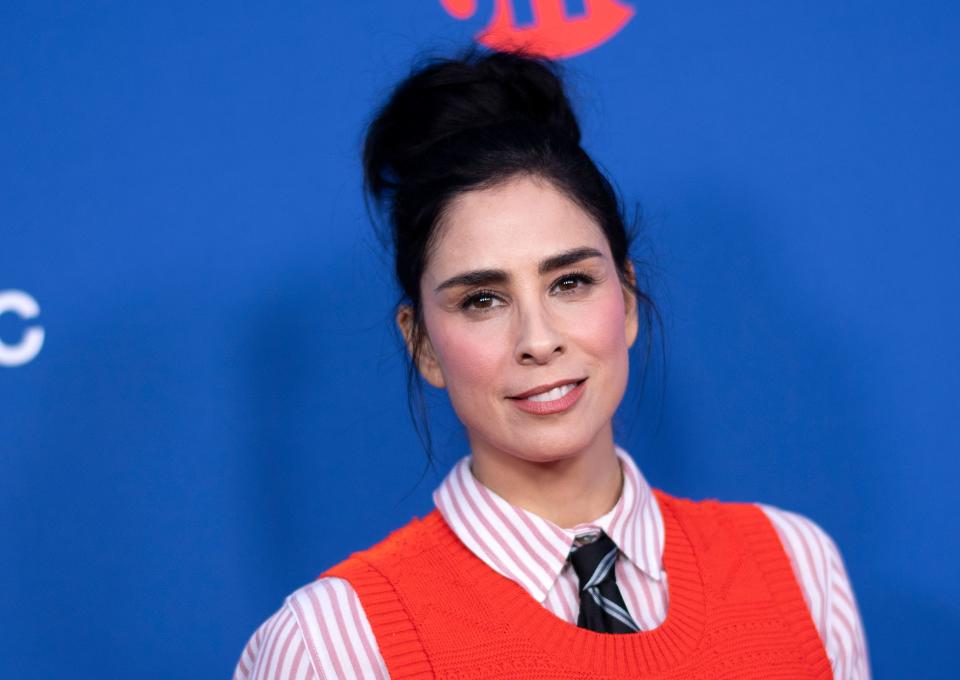 US comedian Sarah Silverman attends For Your Consideration Red Carpet Event for The Showtime Series "Who is America" on May 15, 2019 in Los Angeles, California. (Credit: VALERIE MACON/AFP/Getty Images)