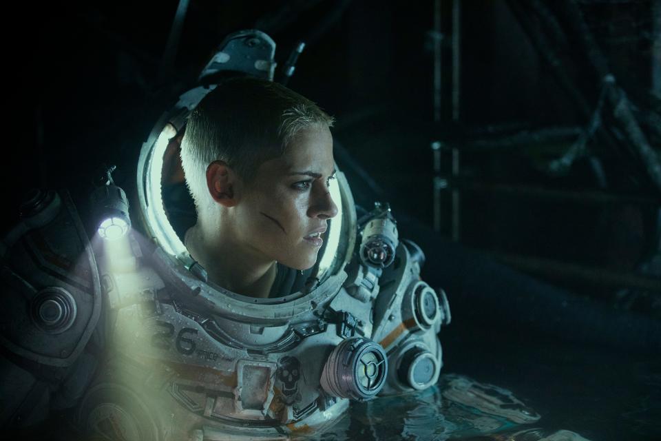 Kristen Stewart takes on mysterious creatures seven miles below the ocean surface in the sci-fi thriller "Underwater."