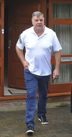Former England soccer manager Sam Allardyce leaves his home in Bolton, Britain September 28, 2016. REUTERS/Chris Neill