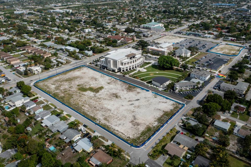 The Town Square project in downtown Boynton Beach, Florida on June 8, 2021.