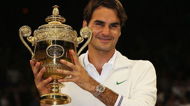 Federer last won Wimbledon in 2012. Image: Getty