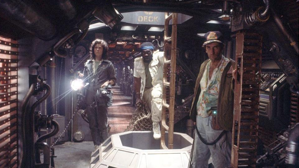 on the set of alien