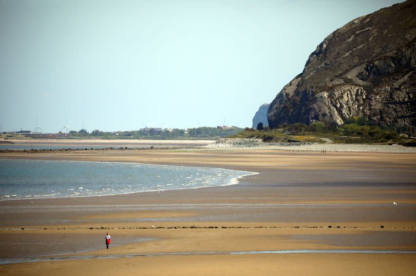 Penmaenmawr beach, Conwy