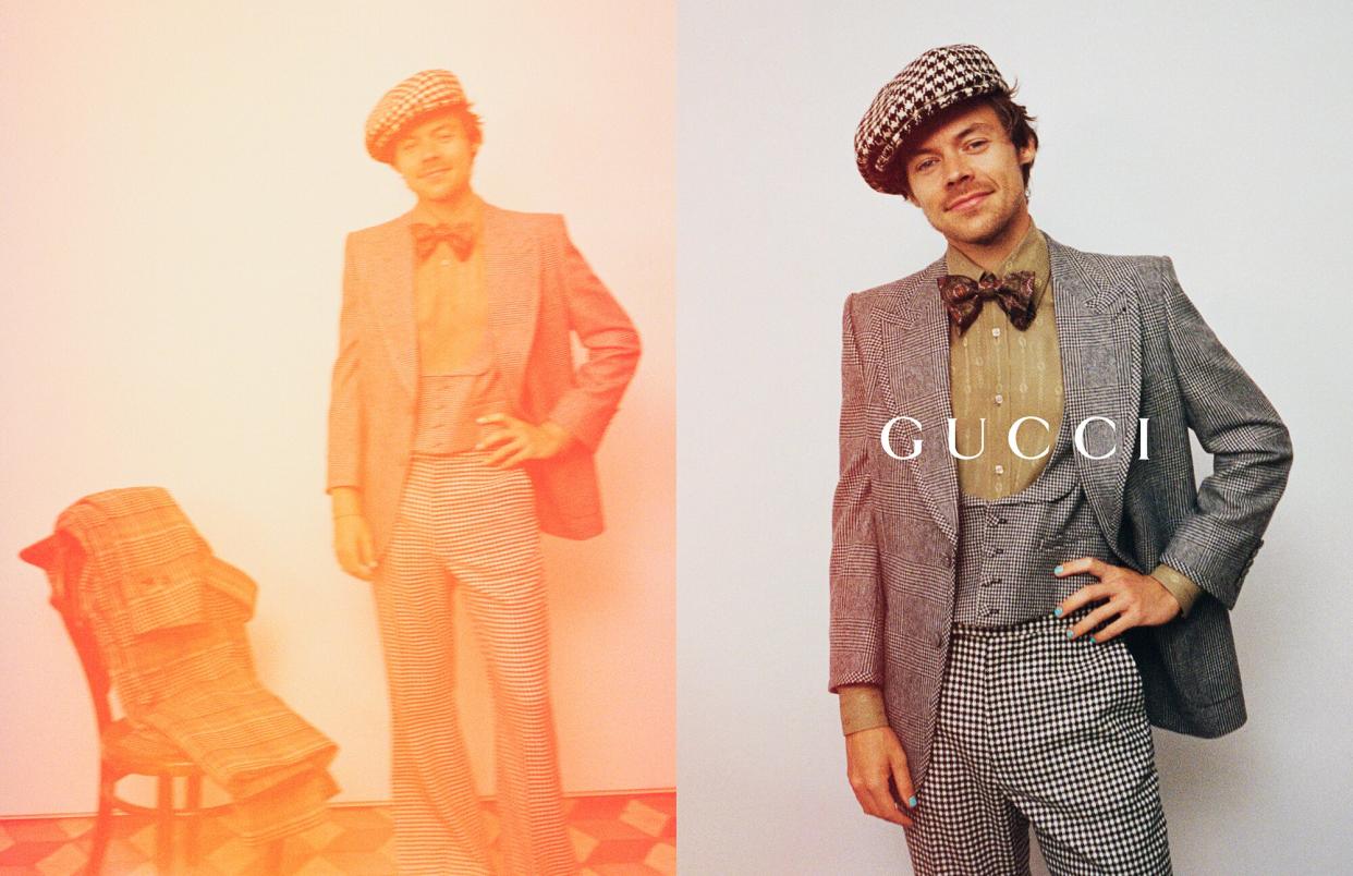 HARRY STYLES; GUCCI HA HA HA LIBERATED VANITY CAMPAIGN