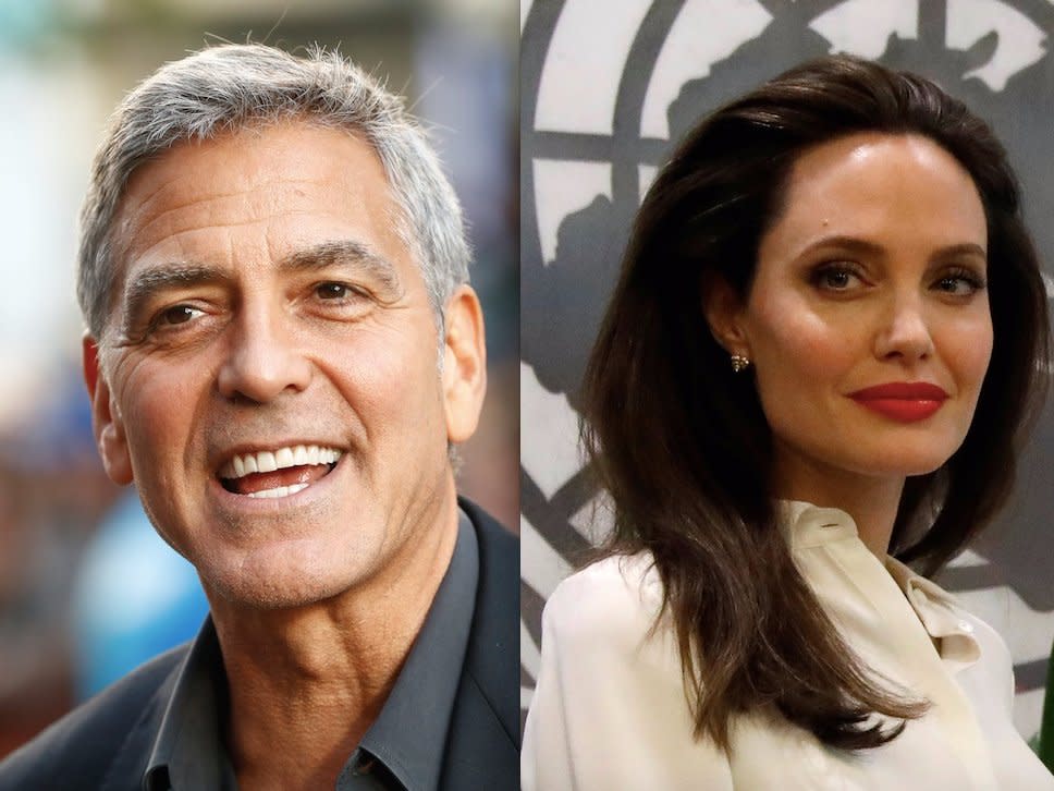 George Clooney and Angelina Jolie