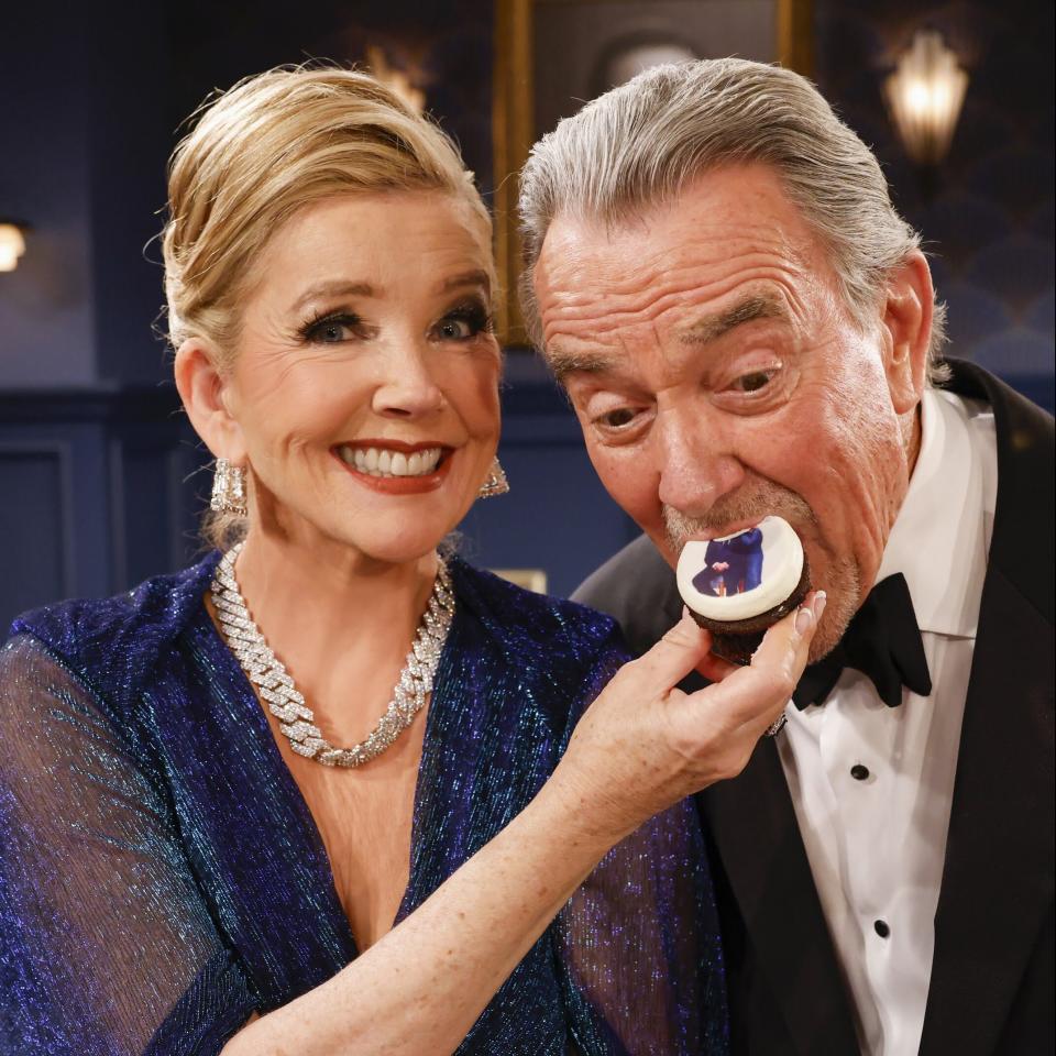 Melody Thomas Scott and Eric Braeden, 2024