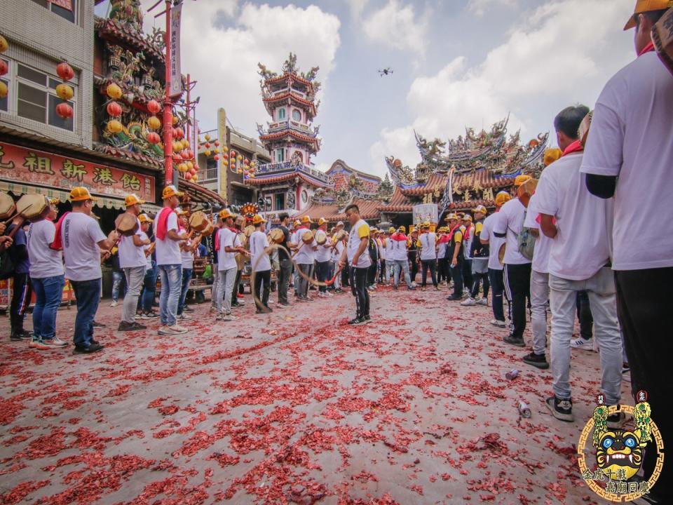 嘉義和聯境金虎爺會昨晚盛大舉辦文化祭，驚傳爆炸意外。（圖：嘉義和聯境金虎爺會臉書）