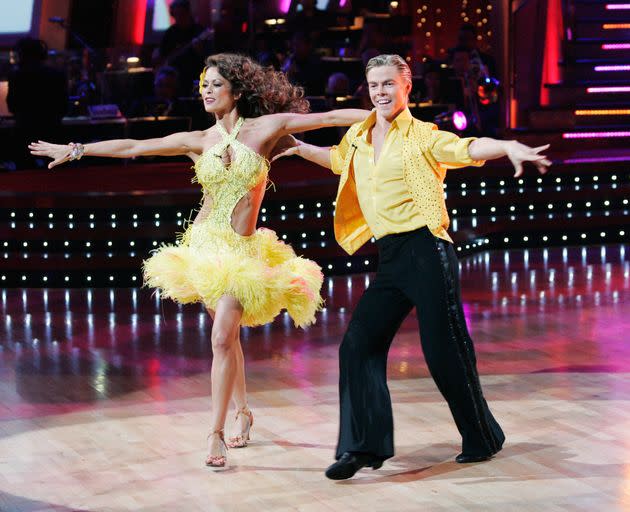 Brooke Burke and Derek Hough on 