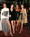 <p>Joan Smalls, Rosie Huntington-Whiteley, Ashley Graham, Lily Aldridge<br> Versace Afterparty, Met Gala, New York, USA – 07 May 2018<br> (Photo: Shutterstock) </p>