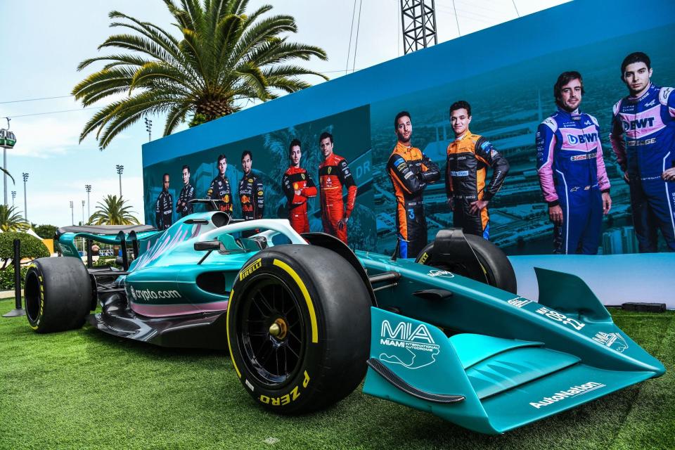 Miami Grand Prix car