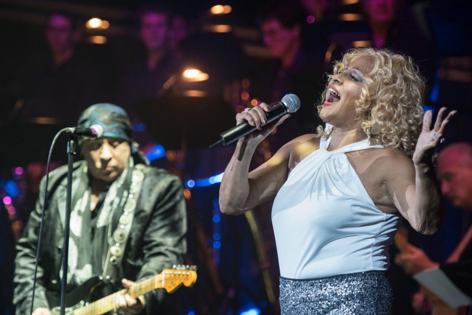 Darlene Love, Steven Van Zandt and Paul Shaffer  performed in concert at the Paramount Theater in Asbury Park on Sept. 12, 2015.