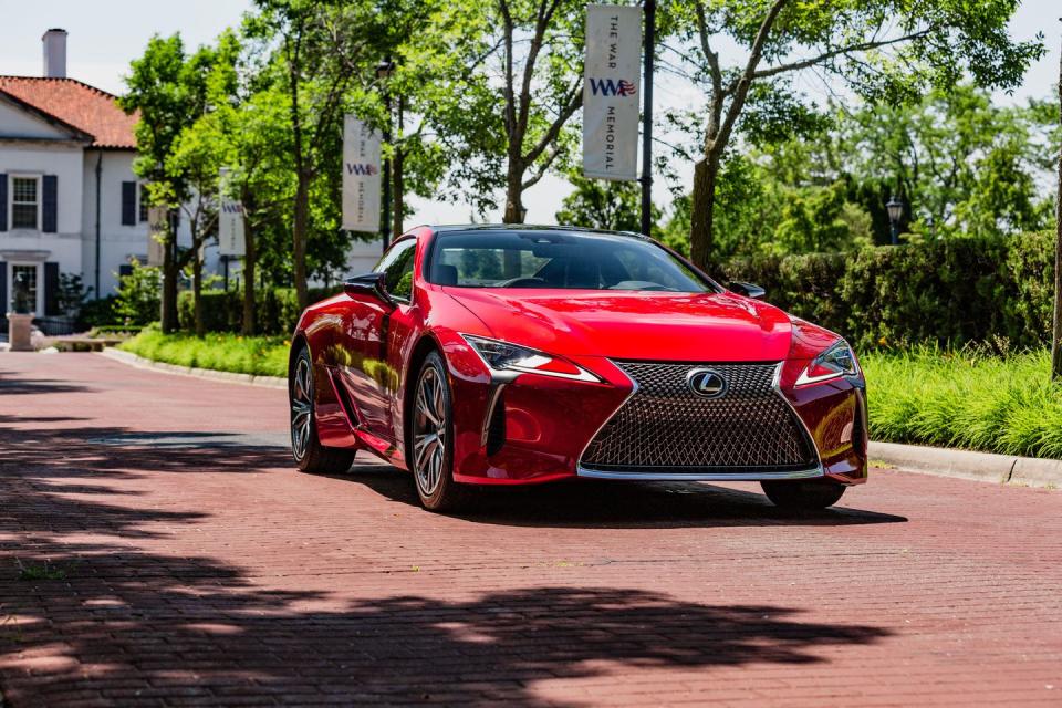 <p>Like it did with the LC500's suspension, Lexus retuned the transmission for added smoothness. The 10-speed automatic changes gears like a knife moving through warm butter. You'll only really know an up- or downshift has happened because the engine's sound changes and your speed is altered. </p>