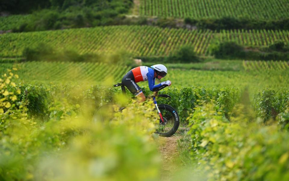 Bruno Armirail during the time trial