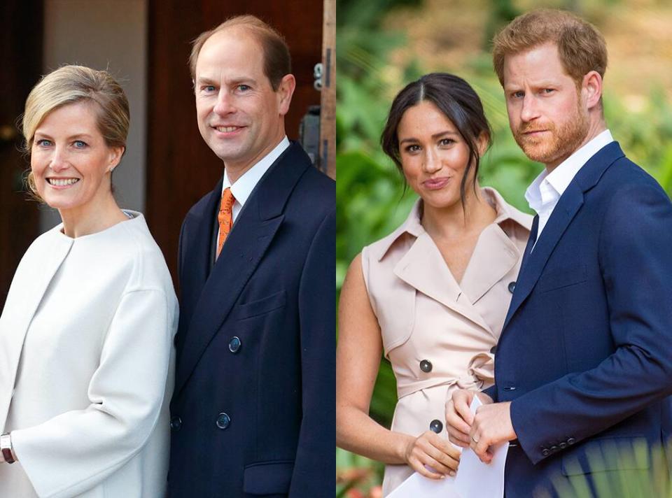 Prince Edward, Sophie Countess of Wessex, Prince Harry, Meghan Markle