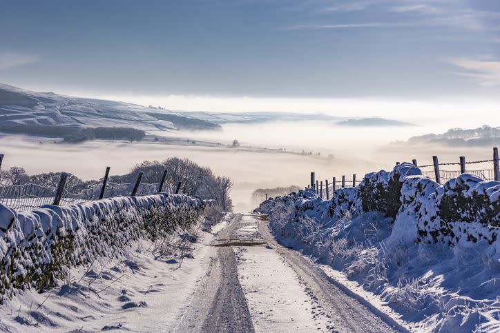 <p>As the chillier weather arrives, holidays where we can enjoy invigorating winter walks start to look appealing. After all, we still want to get outside and make the most of the beautiful landscapes on our doorstep.</p><p>You’ll need to wrap up warm and consider packing a <a href="https://www.countryliving.com/uk/travel-ideas/staycation-uk/a32751994/best-waterproof-jackets/" rel="nofollow noopener" target="_blank" data-ylk="slk:waterproof jacket" class="link ">waterproof jacket</a>, but on a crisp winter's day there's nothing better than getting out in the fresh air, walking along clifftops, or through chocolate box villages with the possible dusting of <a href="https://www.countryliving.com/uk/travel-ideas/abroad/g28502718/winter-holidays/" rel="nofollow noopener" target="_blank" data-ylk="slk:snow" class="link ">snow</a>. It's a superb way to appreciate the tranquillity of frosty fields and ice-covered rooftops, especially on misty mornings.<br><br>After chilly winter walks, you’ll also want to make sure you have a cosy base to return to, where you can warm up quickly, perhaps with some hearty winter dishes or a large glass of wine. Luckily, we are blessed here in the <a href="https://www.countryliving.com/uk/travel-ideas/staycation-uk/a29510524/uk-holiday-destinations/" rel="nofollow noopener" target="_blank" data-ylk="slk:UK" class="link ">UK</a> with a fantastic range of snug hotels, welcoming <a href="https://www.countryliving.com/uk/travel-ideas/staycation-uk/a34702172/lake-district-bed-and-breakfast/" rel="nofollow noopener" target="_blank" data-ylk="slk:B&Bs" class="link ">B&Bs</a>, and homely guesthouses that make perfect boltholes for a <a href="https://www.countryliving.com/uk/travel-ideas/staycation-uk/g34755768/weekend-getaways/" rel="nofollow noopener" target="_blank" data-ylk="slk:weekend" class="link ">weekend</a> of winter rambling.<br></p><p>The range of walking options in the UK is vast, from leisurely <a href="https://www.countryliving.com/uk/travel-ideas/staycation-uk/g34437103/britain-best-winter-beaches/" rel="nofollow noopener" target="_blank" data-ylk="slk:winter beach" class="link ">winter beach</a> strolls in <a href="https://www.countryliving.com/uk/travel-ideas/staycation-uk/g40786654/best-hotels-bournemouth/" rel="nofollow noopener" target="_blank" data-ylk="slk:Bournemouth" class="link ">Bournemouth</a> to bracing hikes in the <a href="https://www.countryliving.com/uk/travel-ideas/staycation-uk/a34339299/visit-peak-district/" rel="nofollow noopener" target="_blank" data-ylk="slk:Peak District" class="link ">Peak District</a>. It’s important to choose a route that will work for you and to plan well for the cold weather, making sure to take suitable <a href="https://www.countryliving.com/uk/travel-ideas/staycation-uk/a34954323/winter-breaks-uk/" rel="nofollow noopener" target="_blank" data-ylk="slk:outdoor clothing" class="link ">outdoor clothing</a> and equipment and avoid any areas that could get dangerously icy and slippery.</p><p>We've rounded up some of our favourite routes for a <a href="https://www.countryliving.com/uk/travel-ideas/staycation-uk/a34954323/winter-breaks-uk/" rel="nofollow noopener" target="_blank" data-ylk="slk:winter break in the UK" class="link ">winter break in the UK</a>, from gently graded walks to steeper climbs, and some of our top picks for nearby hotels, where you can warm your toes by the fire and enjoy a well-deserved drink.</p><p>You'll be walking in a winter wonderland before you know it...<strong><br></strong></p>