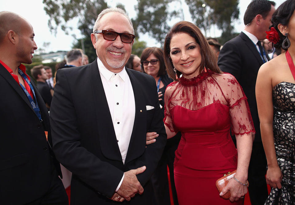 The Estefans at the Grammys