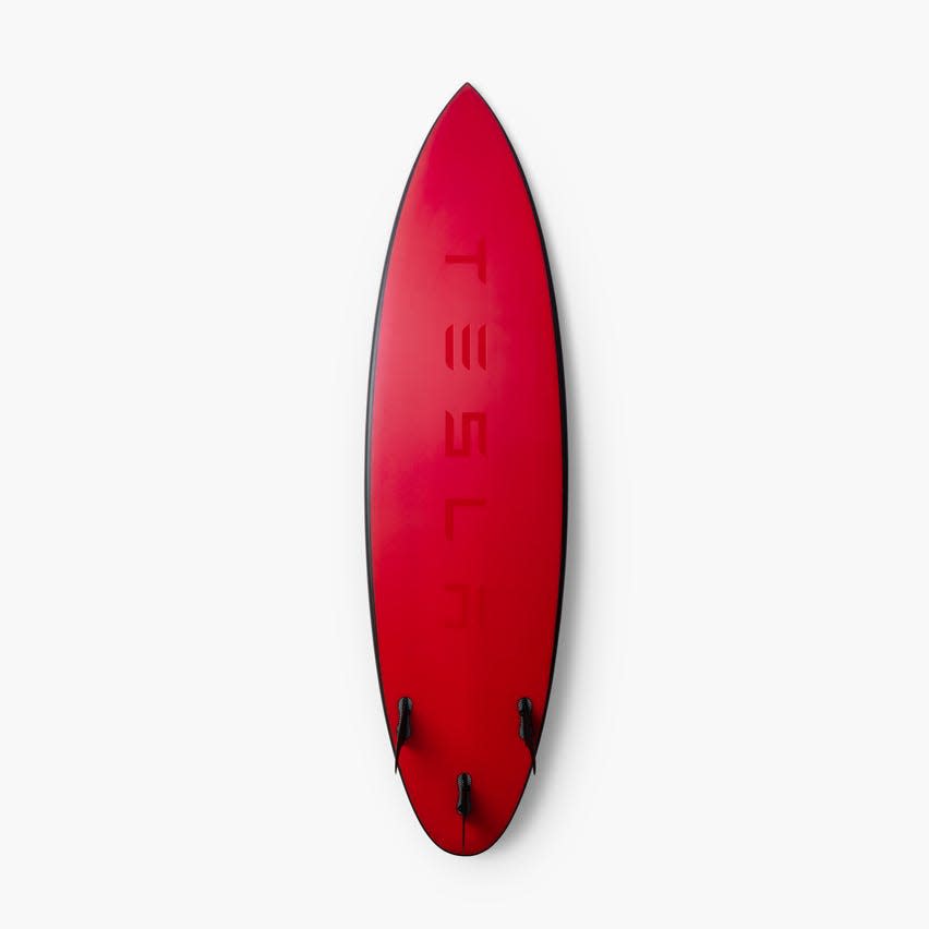 tesla surfboard