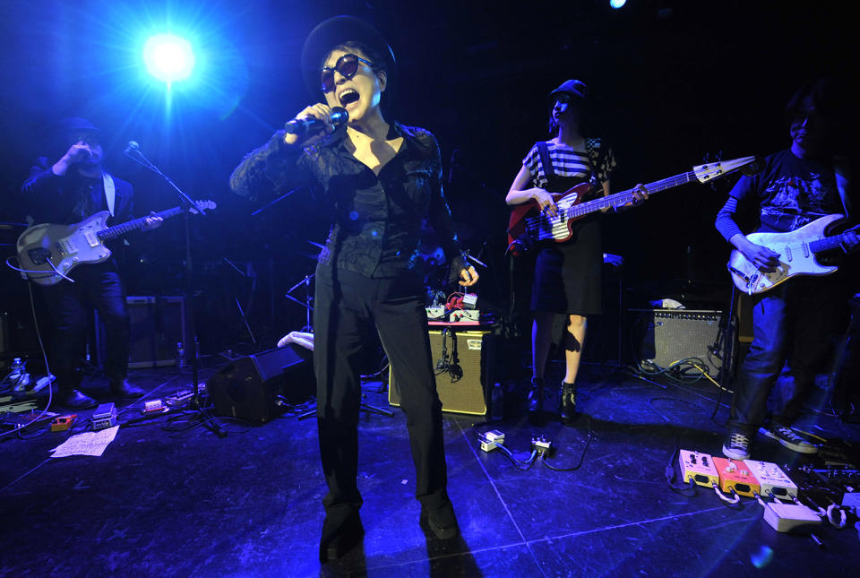 Yoko Ono Performing in 2011