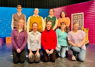 The cast of 'Schoolhouse Rock Live!' at Lincoln High School in Ellwood City.