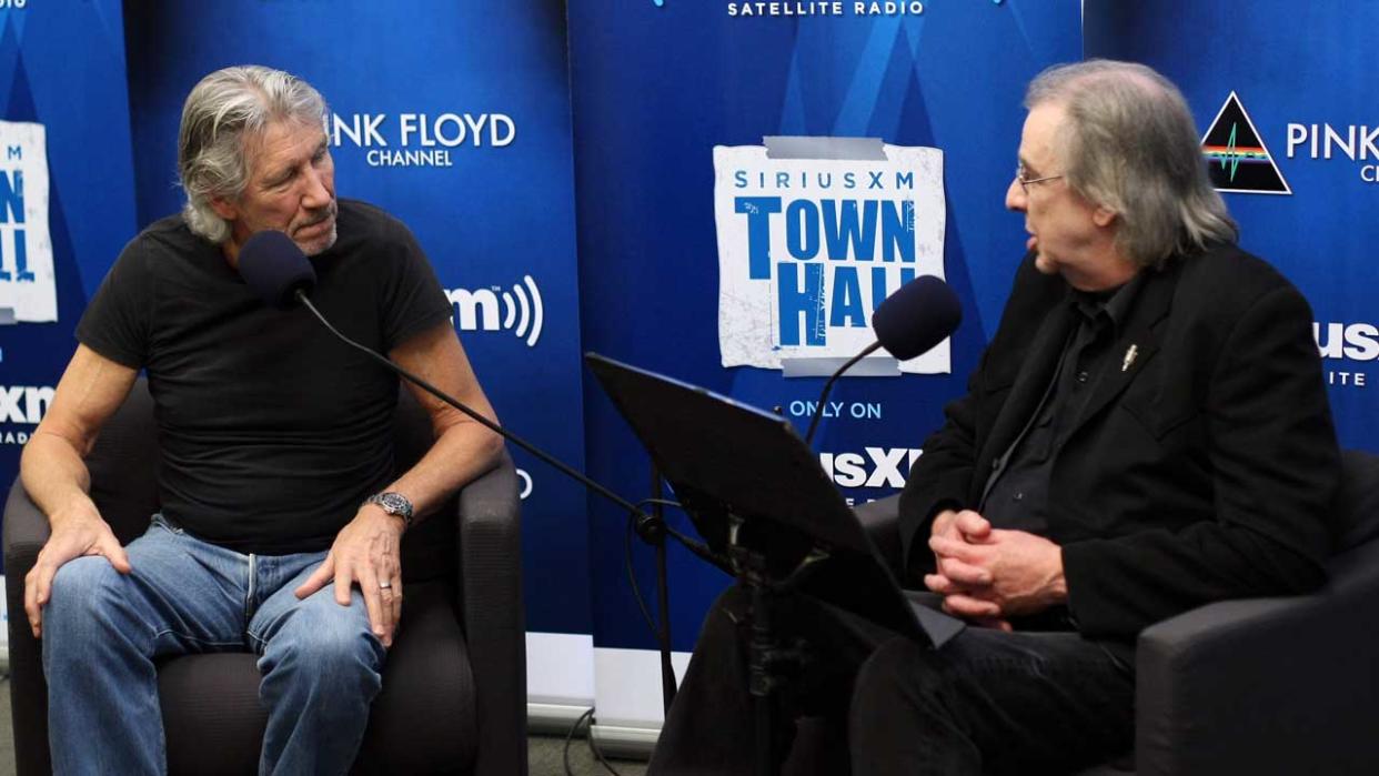  Roger Waters and Jim Ladd at SiriusXM in 2012. 