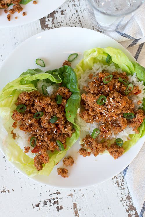 Asian Chicken Lettuce Wraps