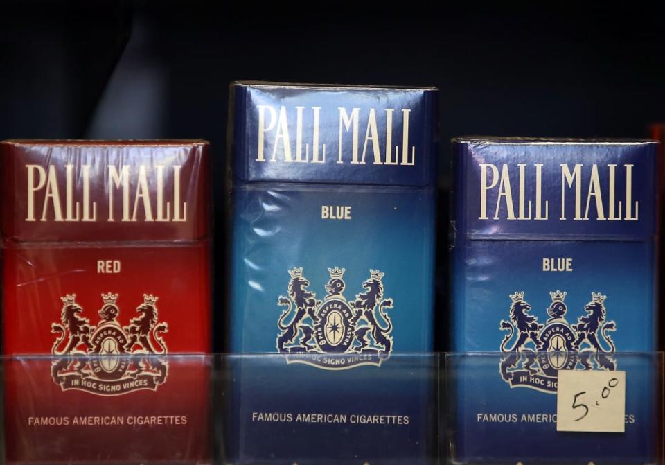 <div class="inline-image__caption"><p>British American Tobacco owns Reynolds, which makes Pall Mall cigarettes.</p></div> <div class="inline-image__credit">Justin Sullivan/Getty</div>