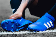 <p>Colorway: Core Blue/White<br>Key Features: Designed to enhance the performance of the game’s most agile players, the latest NEMEZIZ colorway includes an AGILITYBANDAGE with TORSIONTAPES technology, providing ultimate lockdown of the foot. A dual-lock collar secures the ankle and allows for explosive change of direction while an AGILITYKNIT 2.0 interlocking yarn structure provides a soft direct touch and a lightweight feel. </p>