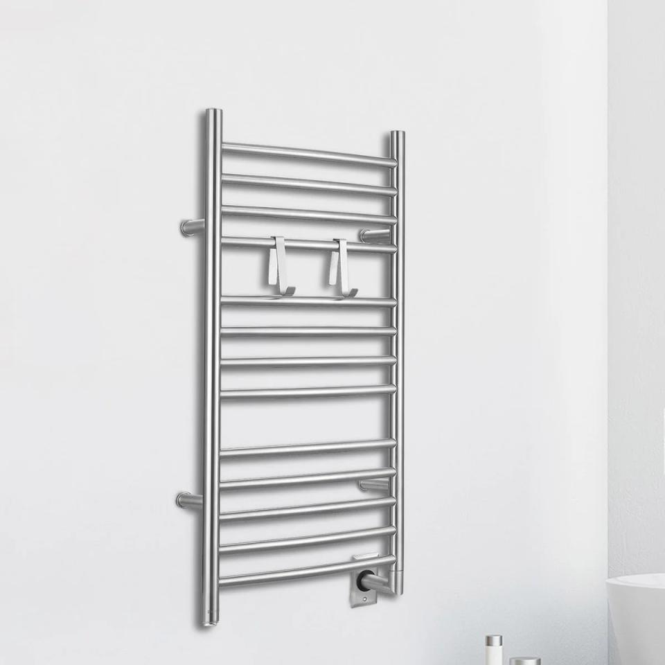 Svelte Rounded 13-Bar Hardwired Towel Warmer by Ancona