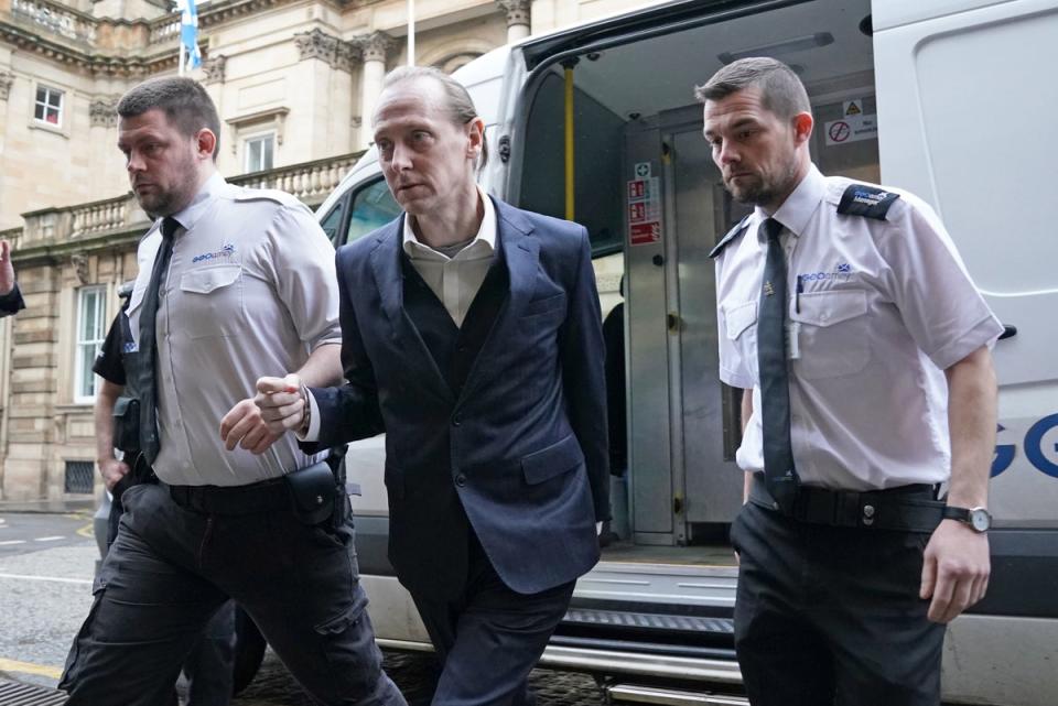 Andrew Innes arriving at Edinburgh High Court (PA)