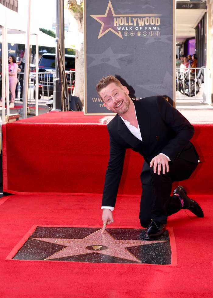 Macaulay with his star