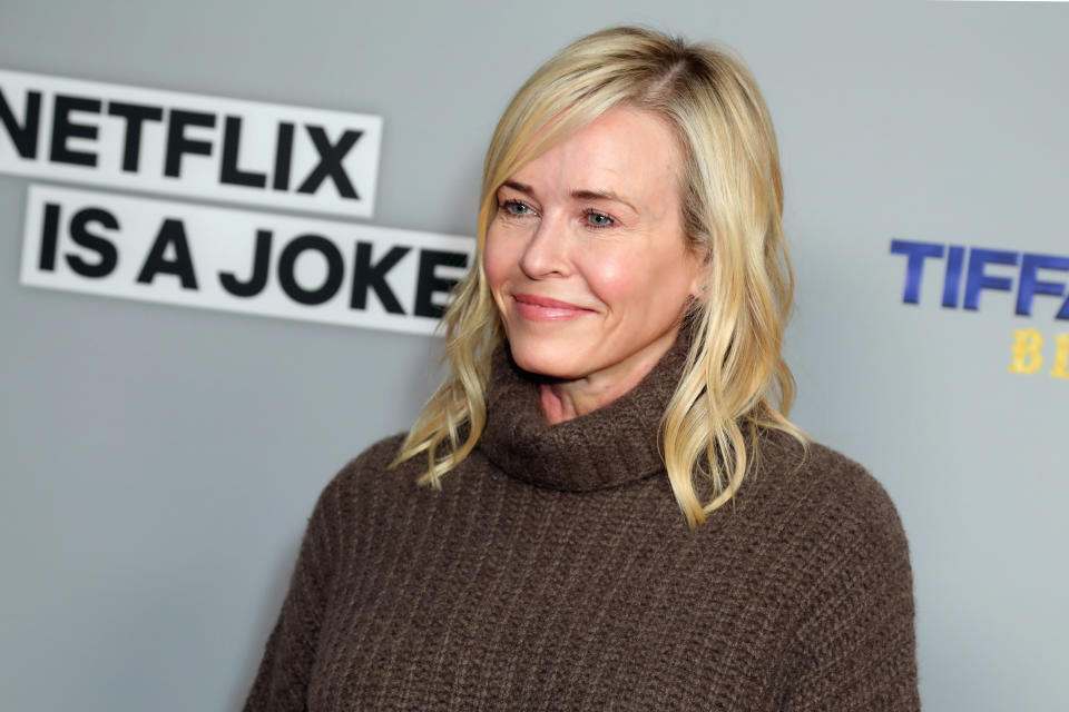 Chelsea Handler is in love with Andrew Cuomo and she wants everyone to know it (Photo by Leon Bennett/WireImage)