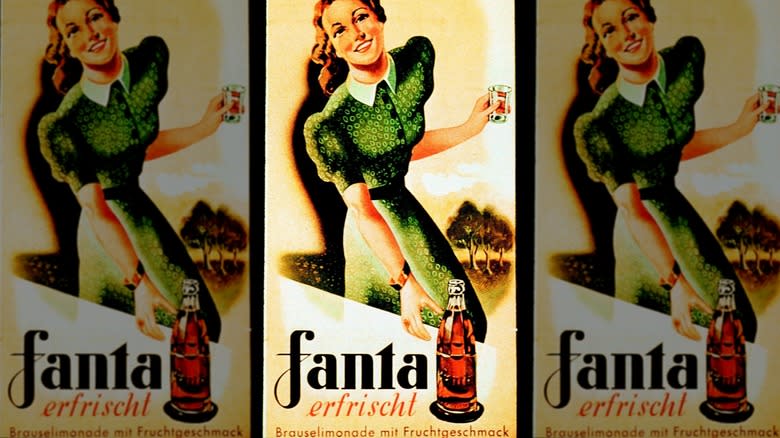 vintage German Fanta advertisement