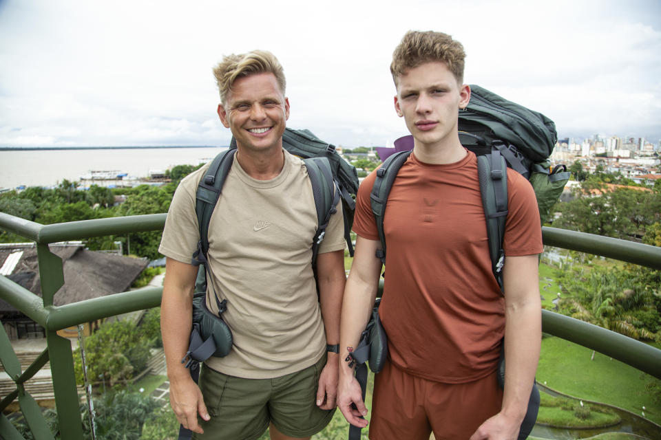 Jeff and Freddie Brazier on Celebrity Race Across The World