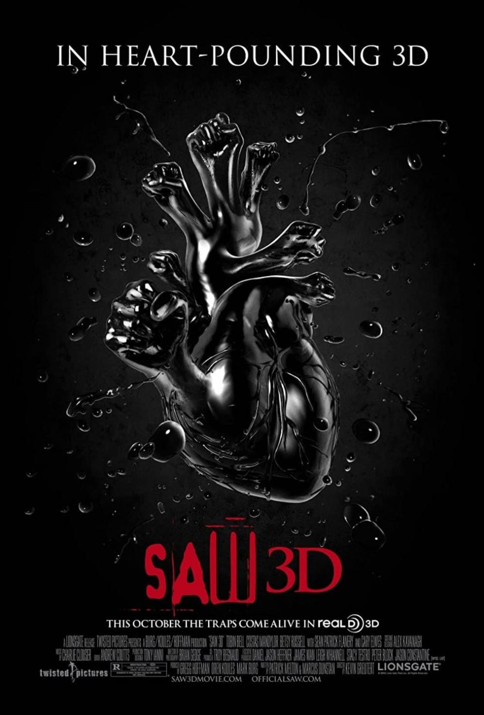 7) <em>Saw 3D</em> (2010)