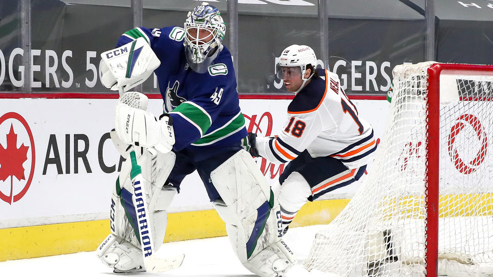 Braden Holtby is among three players who were placed on waivers for the purpose of a buyout. (Photo by Devin Manky/Icon Sportswire via Getty Images)