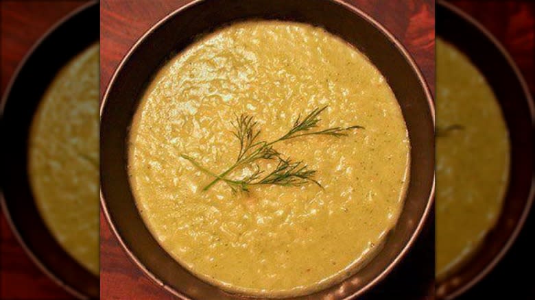 Broccoli and cheddar soup