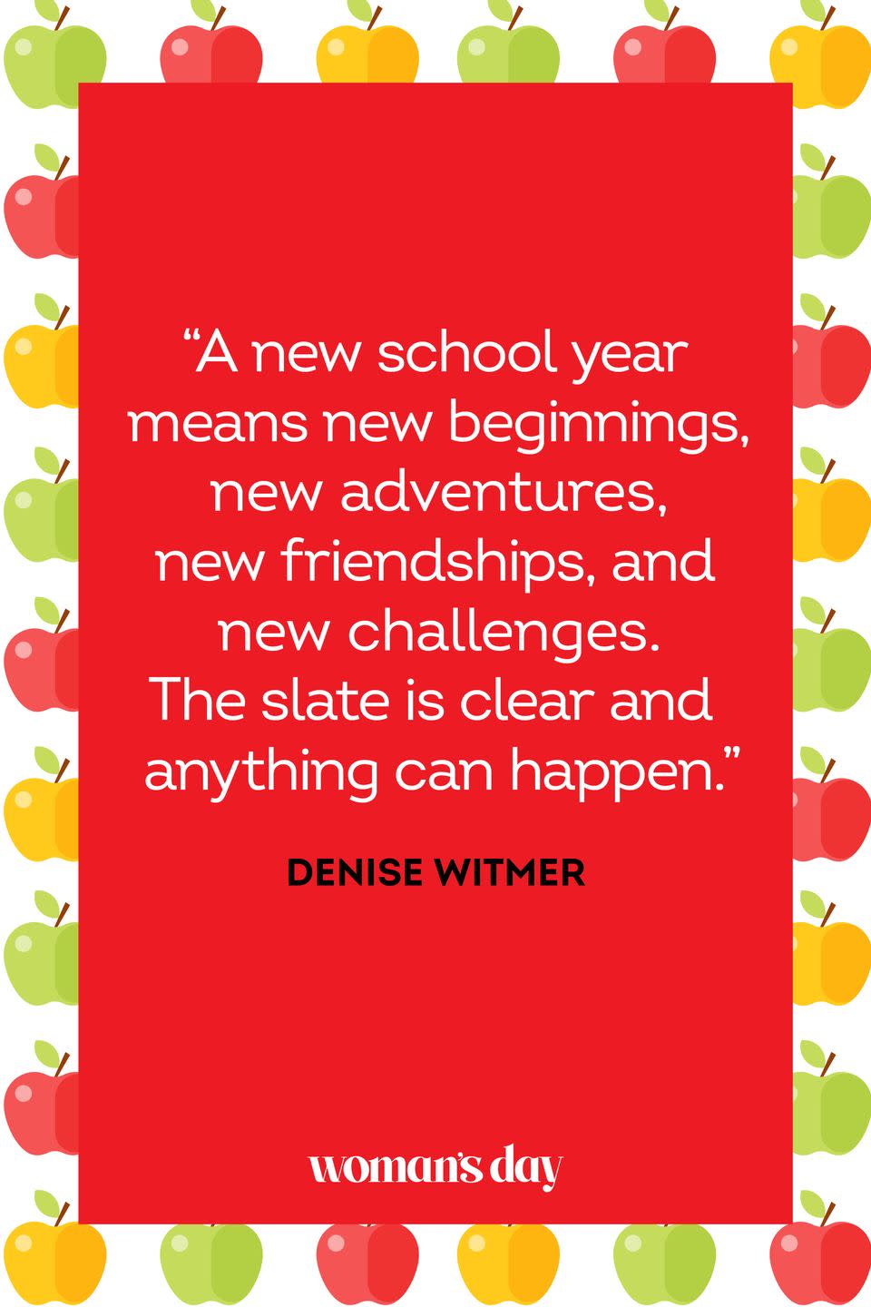 back to school quotes denise witmer