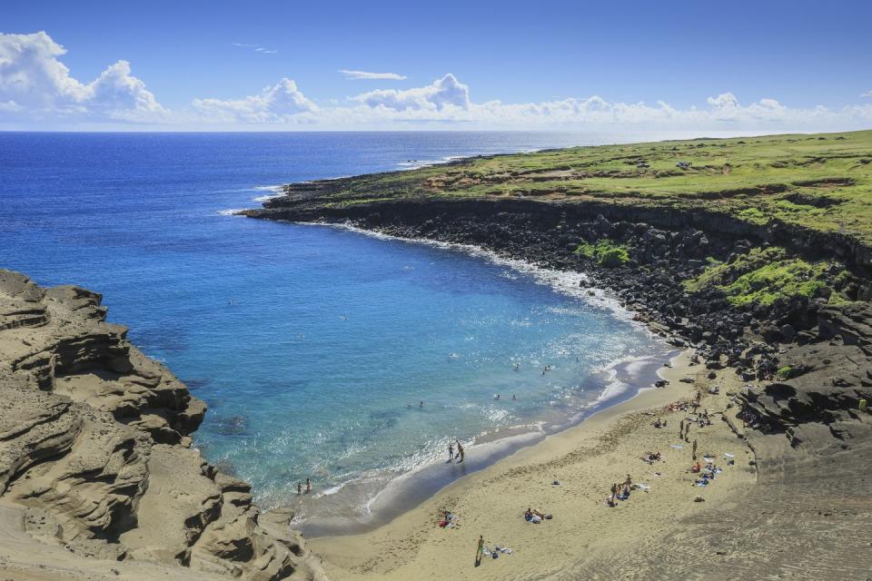 11) Hawaii: Papakolea Green Sand Beach
