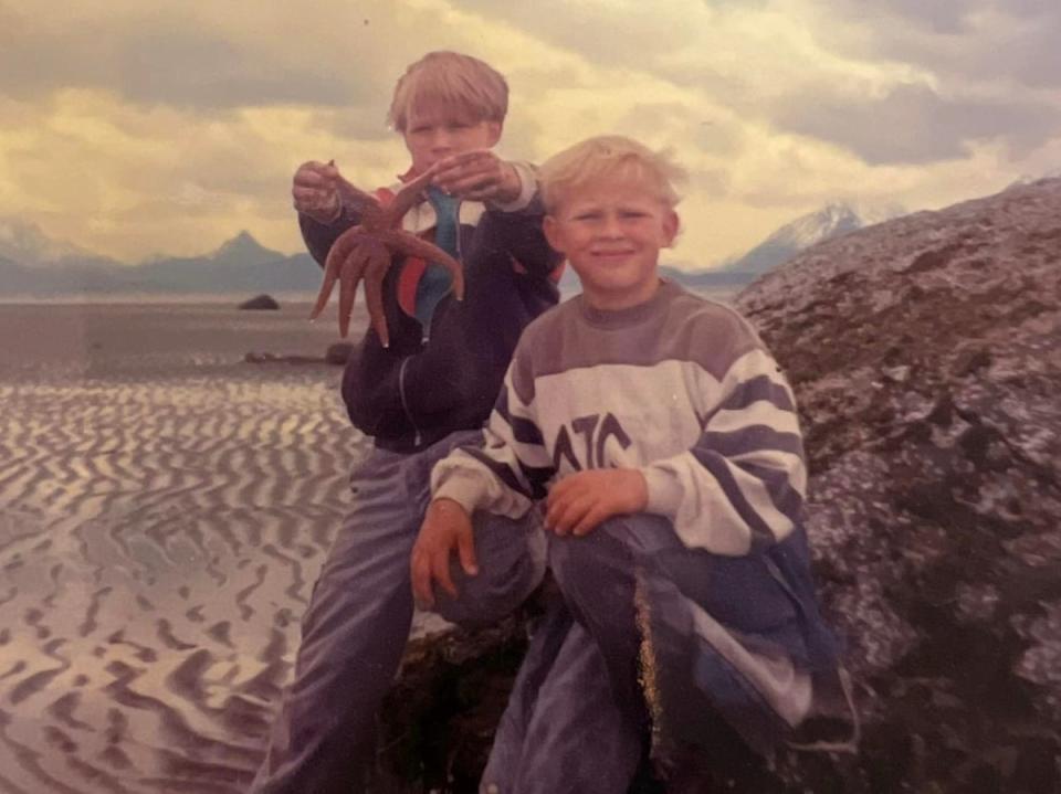 Ryan Everson and his brother Noel Everson as children (Noel Everson)