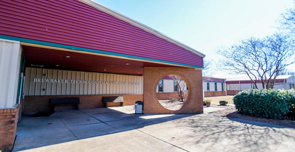 Brewbaker Technology Magnet High School is shown in this Dec. 29, 2022, image in Montgomery, Alabama. The magnet school opened in 2001.