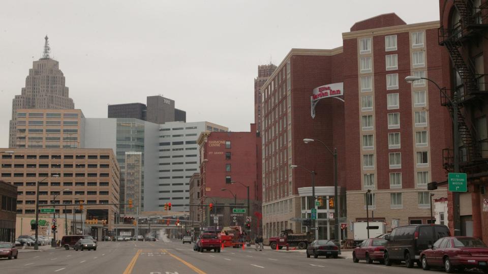 Hilton Garden Inn on Gratiot in downtown Detroit.