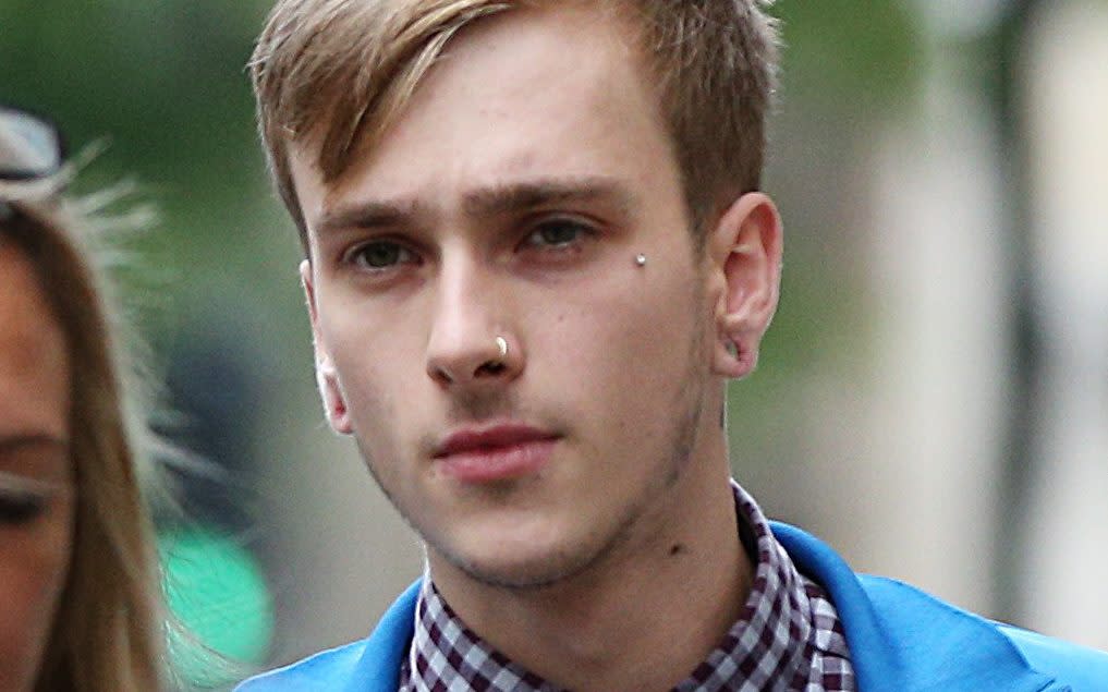 Charlie Alliston arrives at the Old Bailey for his sentencing hearing - PA