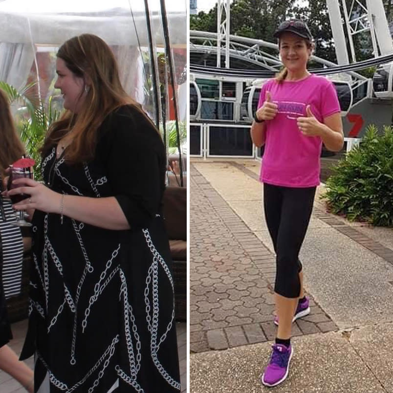 clare Carley weight loss transformation before and after photos