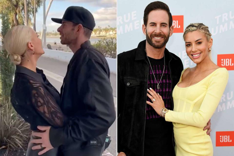 <p>Heather Rae El Moussa/Instagram; Kevin Mazur/Getty</p> Heather Rae and Tarek El Moussa 