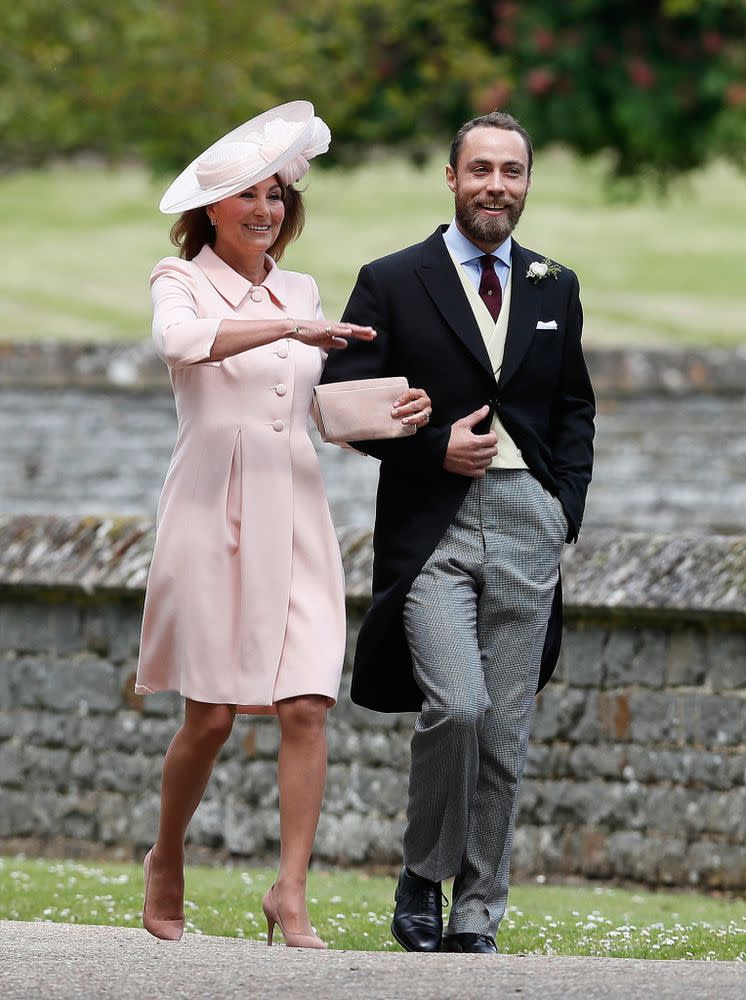 Carole Middleton at her daughter, Pippa Middleton's wedding in May 2017