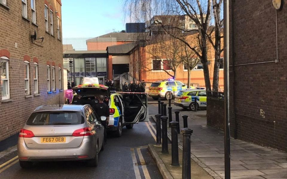 Three people have been injured in an attack at an east London health centre - Joe Lo