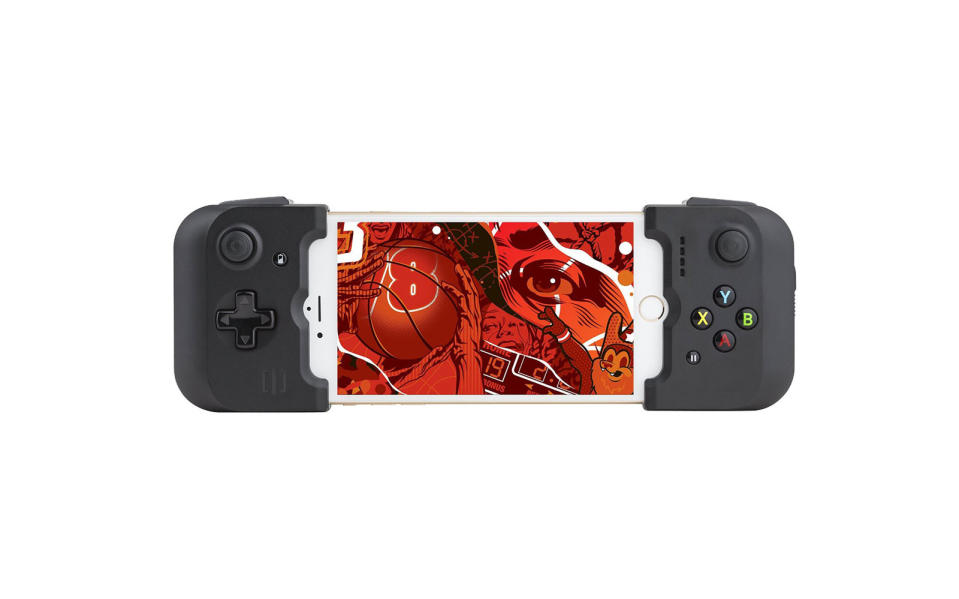 Upgrade mobile gaming on your teens iPhone with these attachable console-style controllers that work with hundreds of games in the App Store. This model is compatible with the iPhone 6/6 Plus and the 6s/6s Plus.To buy: $100; amazon.com