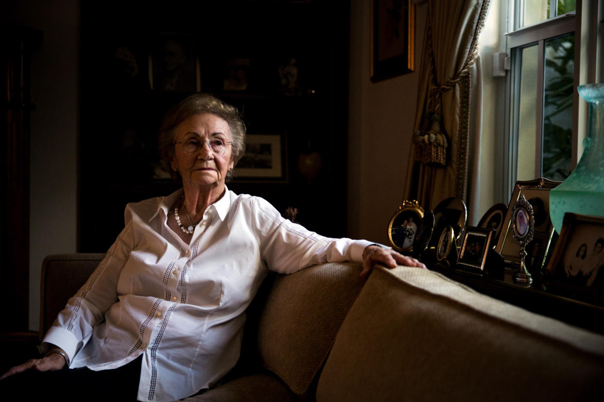 Juanita Castro en su casa de Miami, el 28 de noviembre de 2016. (Scott McIntyre/The New York Times)